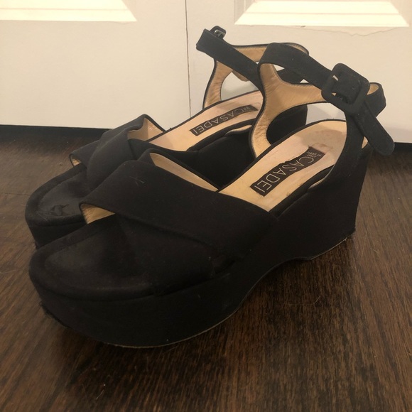 vintage platform sandals